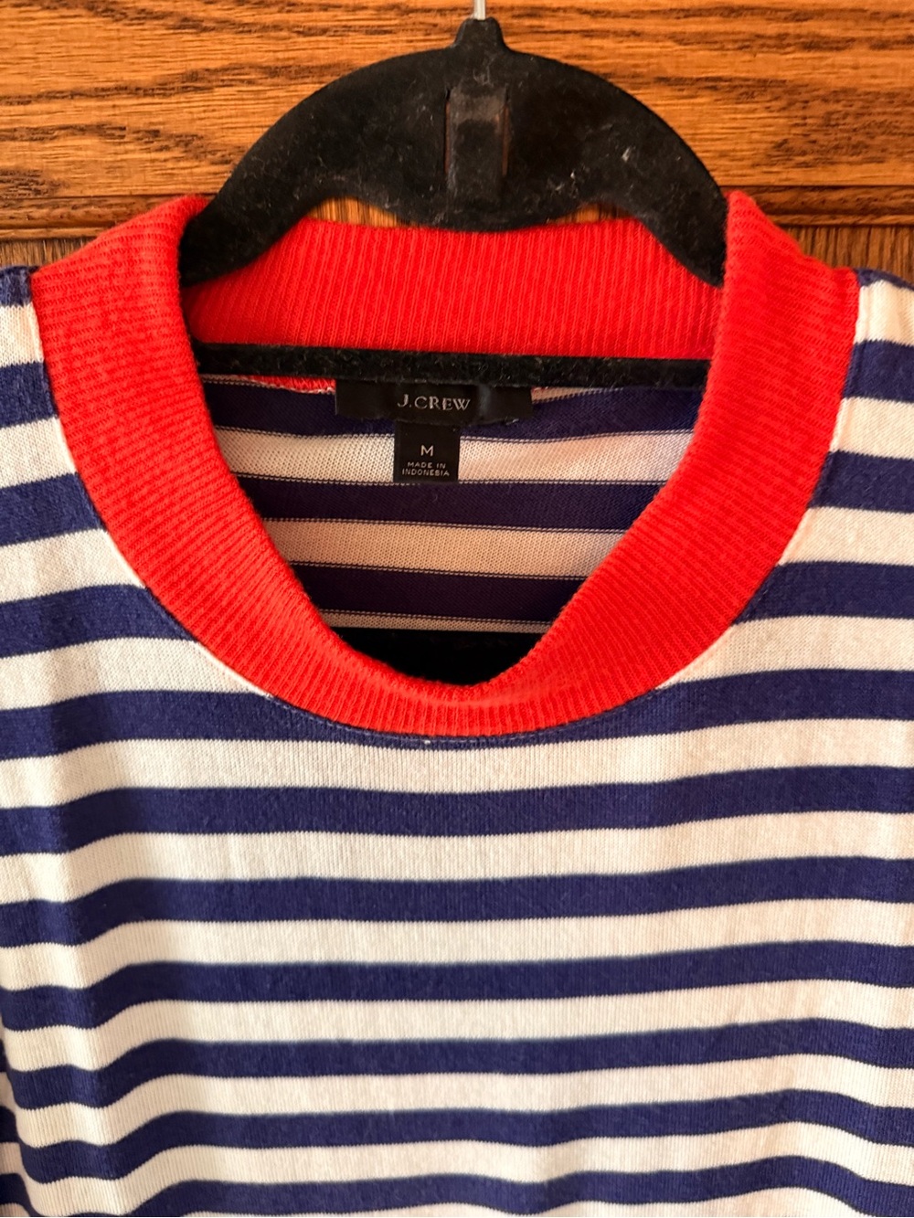 J. Crew Women’s Supercozy mockneck pullover in stripe, Medium - Picture 3 of 7